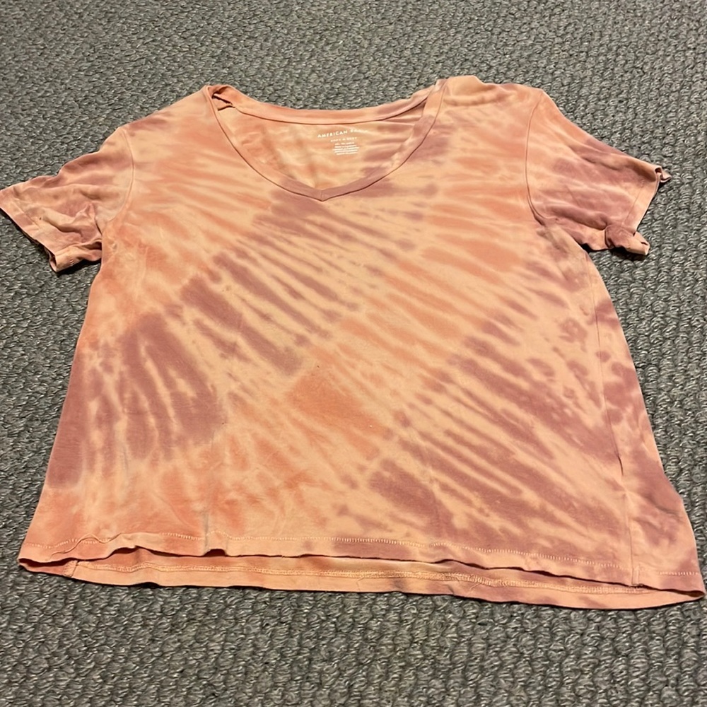 sunset orange soft and sexy tee